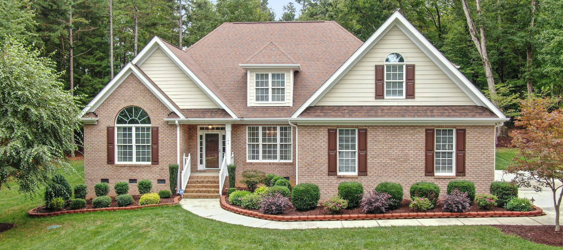 Panoramic of nice house